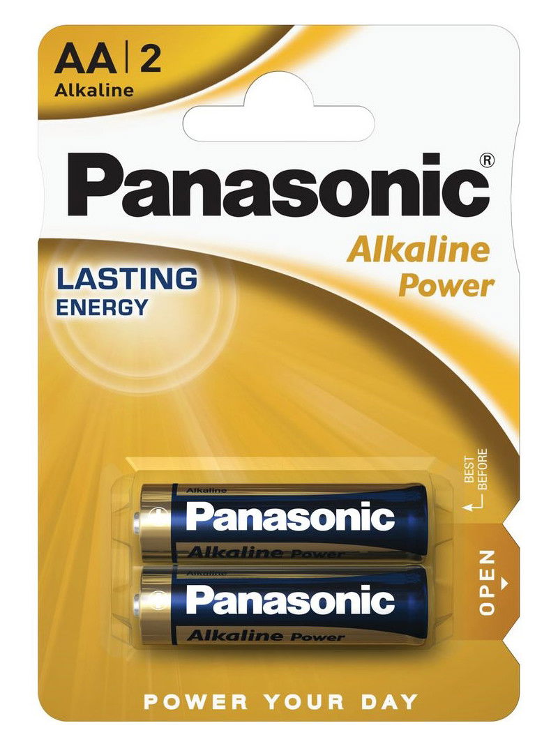 Panasonic LR6APB-2BP ALKALINE POWER alkáli tartós elem, AA (ceruza), 2 db/bliszter termék fő termékképe